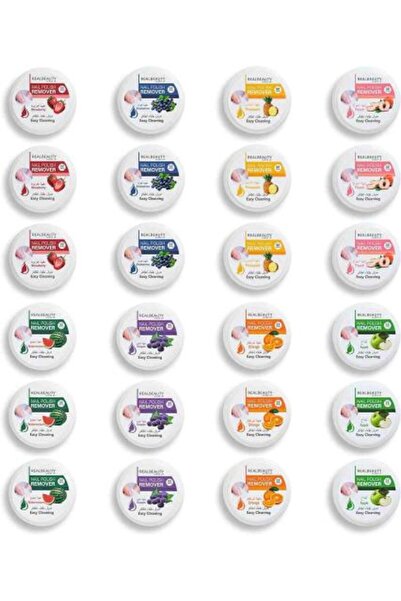 real beauty REALBEAUTY Original 100% Nail Polish Remover Wipes 32 Wipes