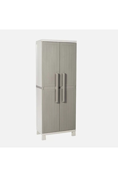 TOOMAX 2 Kapaklı Çok Amaçlı Plastik Dolap – Banyo, Balkon Bahçe ve Kiler İçin