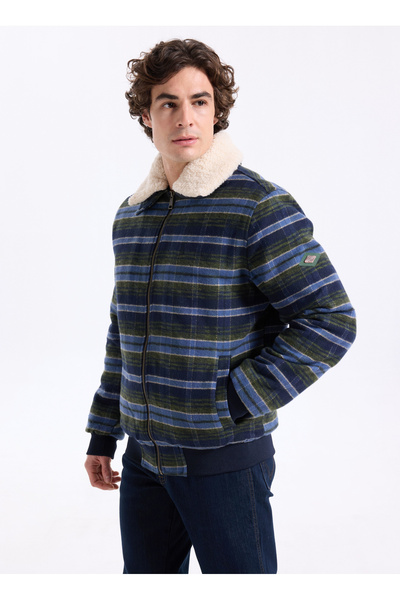 Lee Cooper Lacivert - Yeşil Erkek Mont 261 LCM 232011 SANTOS LACİVERT-YEŞİ