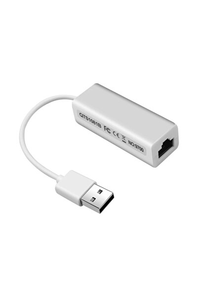 ALFATEC USB 2.0 → Ethernet RJ45 Ağ Adaptörü – 10/100Mbps Tak & Çalıştır İnter...
