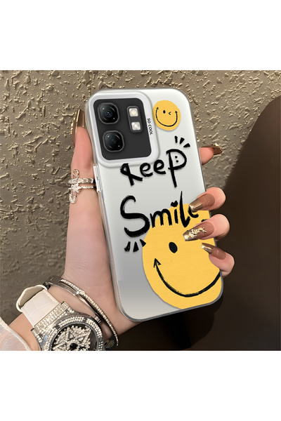 ucuc حافظة حماية كلاسيكية من السيليكون المتوافق مع هاتف Infinix Smart 9 ذات ح...