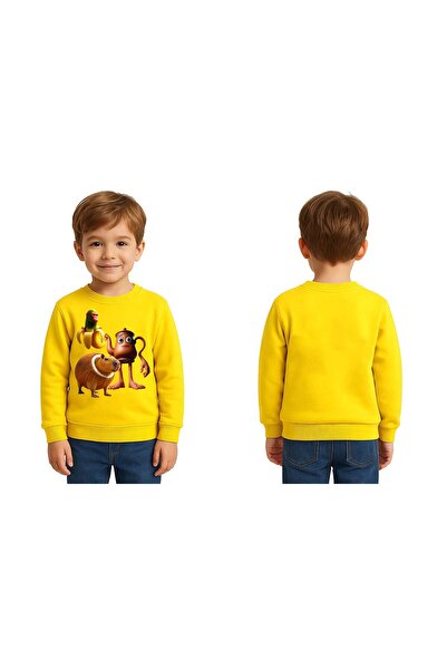 SEDİRLİ Unisex Braınrot cu imprimeu Copii Swae tricou 3 fire cu borduri