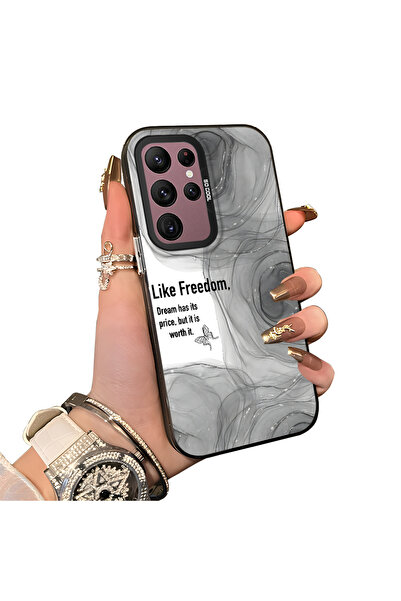 ucuc حافظة واقية من السيليكون ذات حافة أكريليك متوافقة مع هاتف سامسونج جالاكس...