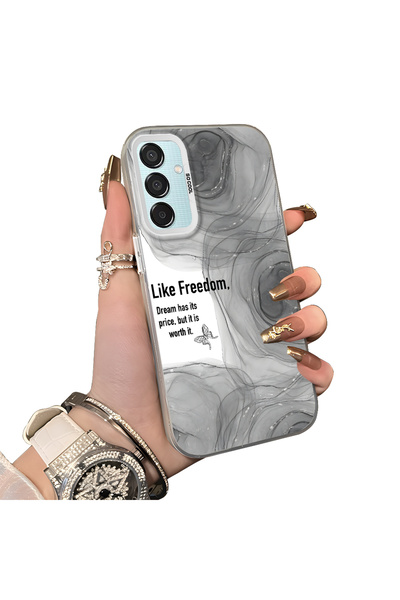 ucuc حافظة واقية بنمط إبداعي من السيليكون المتوافق مع هاتف سامسونج جالاكسي M15