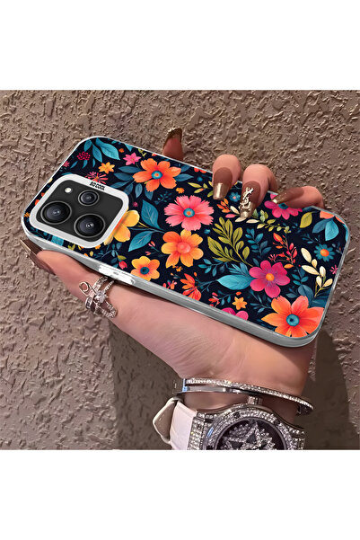 Hontinga حافظة هاتف متوافقة مع هاتف Xiaomi Redmi 12 4G، حماية للكاميرا، ظهر ص...