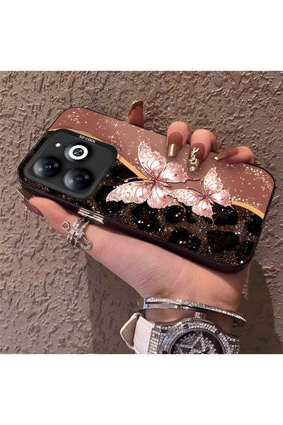 Hontinga Infinix Smart 8/8 Pro Uyumlu Telefon Kılıfı Sert Arka Anti Düşme şan...