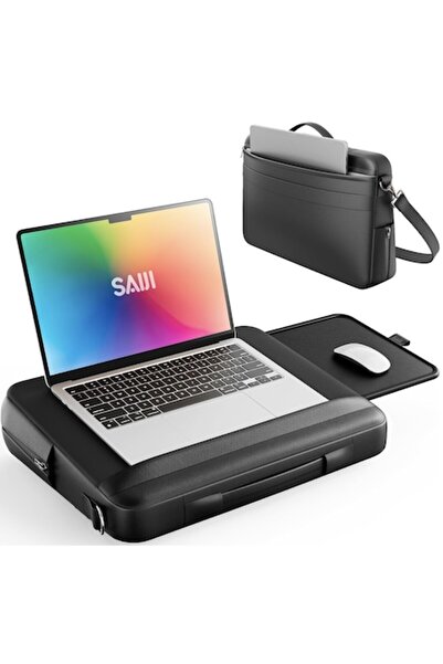 SALENDRO 2-in-1 Laptop Bag with Integrated Portable Desk