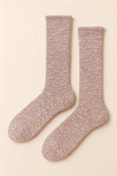 BONY SOCKS Women's thick sock socks pink