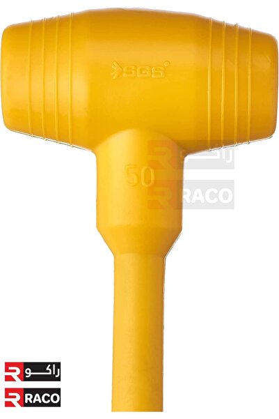 Raco Multi Use Hammers Fiberglass Handle, Rubber Hammer (Rubber Hammer, Plastic handle)