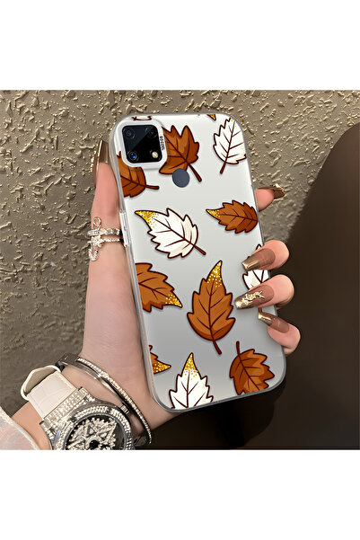 Hontinga حافظة متوافقة مع هاتف Realme C25S، حافظة هاتف صلبة مضادة للسقوط، حاف...