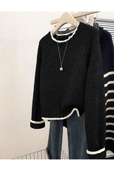 banessa Trend Crew Neck Women's Knitwear Sweater