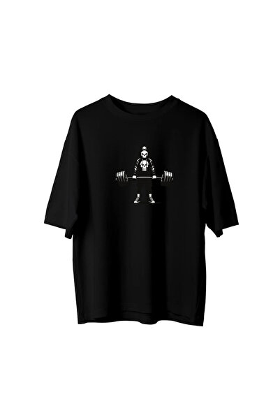 CANDLEMASTORE Punisher Gym - Oversized T-Shirt