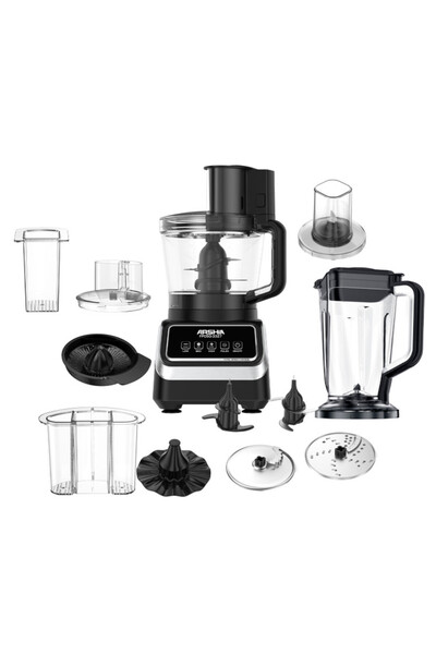 Arshia 10-in-1 Food Processor 1000W – 2.5L Large Capacity, Multi-Function Kit...