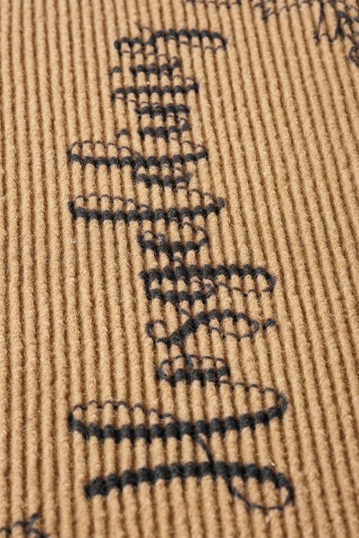 VİTALİHOME Charm Black Natural Welcome Doormat Outdoor Door Mat Bristle Front Door Mat 2004