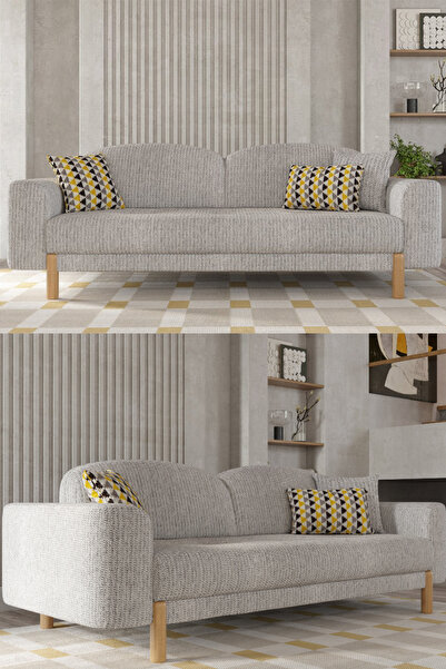 Modalife Bohem Plus Kanepe, Üçlü Koltuk, Salon Oturma Odası Üçlü Kanepe, Yata...