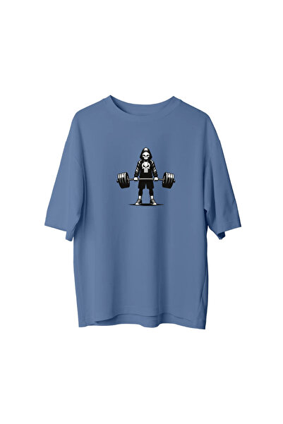 CANDLEMASTORE Punisher Gym - Oversized T-Shirt