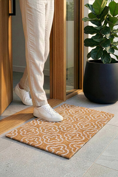 Koza Home Coco Patterned Bristle Door Mat 40X60 3683