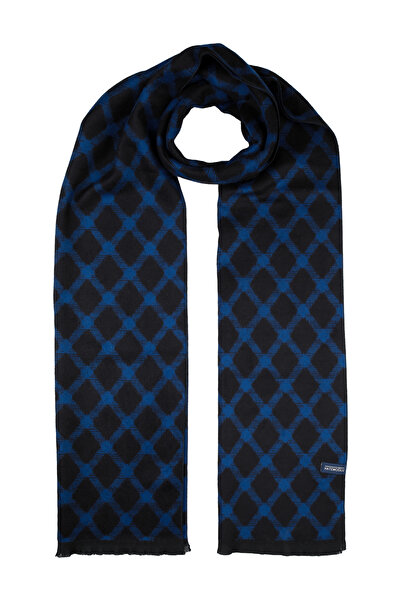 Hatemoğlu Siyah Desenli Atkı