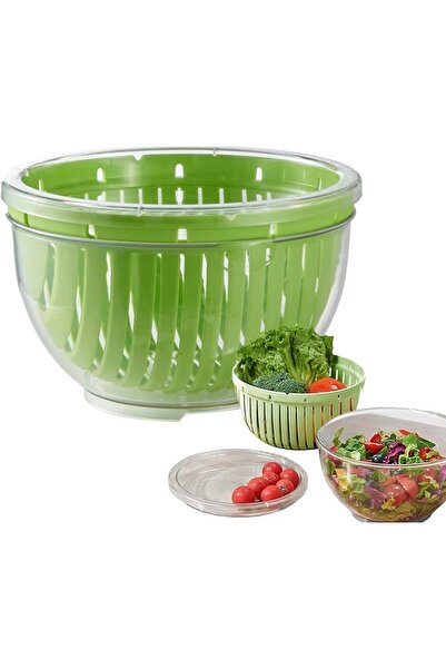 cc bin shihon A salad slicer and strainer for chopping and drying salads, and it called for tedious salad chopping.