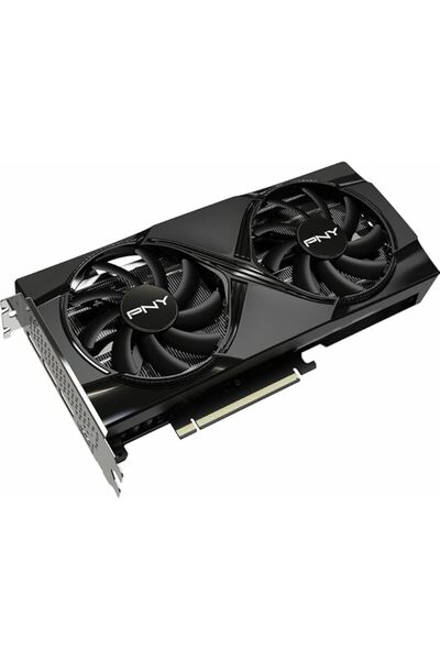 PNY معالج رسومات ثنائي GeForce RTX 5060 Ti بسعة 16 جيجابايت GDDR7 باللون الأسود