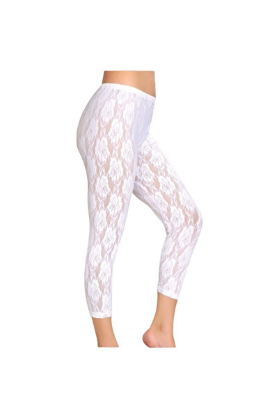 CANYILDIZ Stylish Leggings with Lace Detail