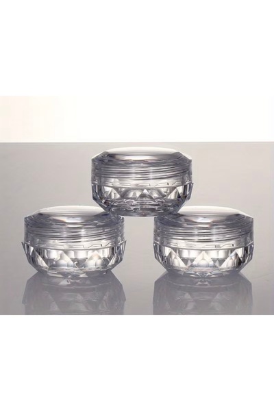 KoreHome Elmas Görünümlü Çok Amaçlı Mini Saklama Kabı & Seyahat Kavanozu 5'li