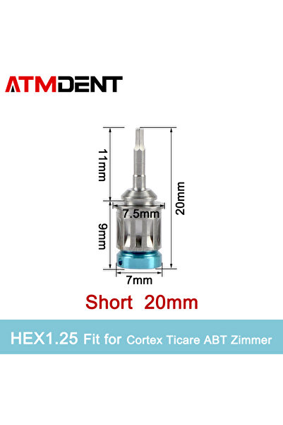 choice2 مفك عزم دوران عالمي لزراعة الأسنان، قطعة واحدة، مقاس سداسي 1.25-S، قطعة واحدة، طقم أسنان عالمي