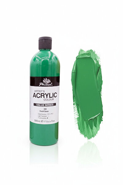 Phoenix Acrylic paints 500ml for arts and crafts projects - Bring Mint PAVS500PB-538
