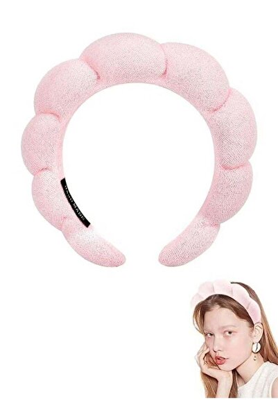 Generic YJ Spa Headbands for Women, Sponge Head Hair Hoop, Fashion Soft Hairband for Washing Face & Makeup &