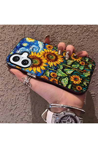 Hontinga حافظة هاتف متوافقة مع آيفون 16 مع حماية للكاميرا وظهر صلب مضاد للسقو...