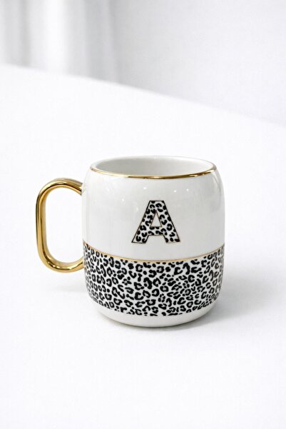 YONCA ART CONCEPT TEK ADETACAR MARKA PORSELEN HARF KUPA- HEDİYE EV OFİS MUTFA...