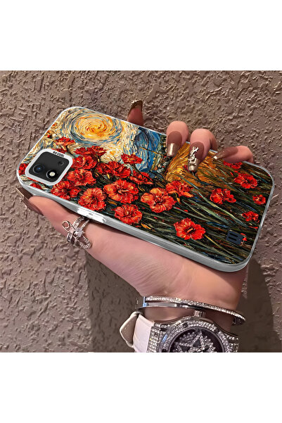 Hontinga حافظة هاتف متوافقة مع هاتف Realme C11 2021، حماية للكاميرا، ظهر صلب ...