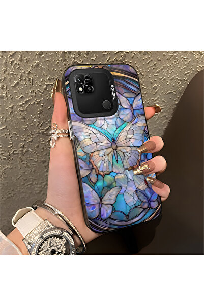 Hontinga حافظة متوافقة مع هاتف Xiaomi Redmi 9C، حافظة هاتف صلبة مضادة للسقوط،...