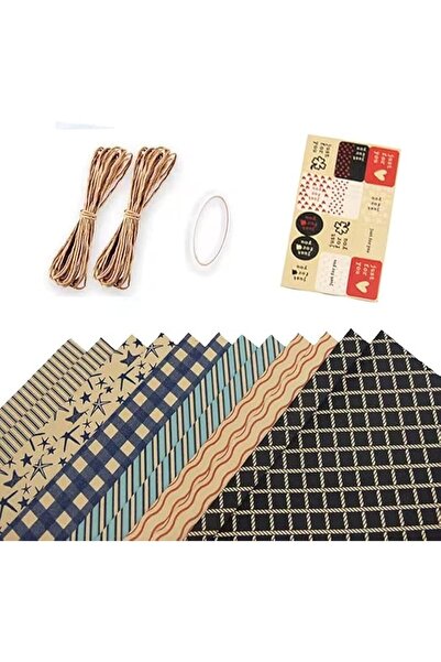 Arabest Gift Wrapping Paper Sheets - 6 Designs 12 Sheets Color-Changing,for Birthday, Baby Shower, Weddings