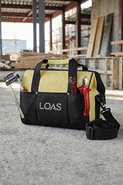 LOAS LSTCT14-K Profesyonel Bez Takım ve Alet Taşıma Çantası Krem - Küçük Boy