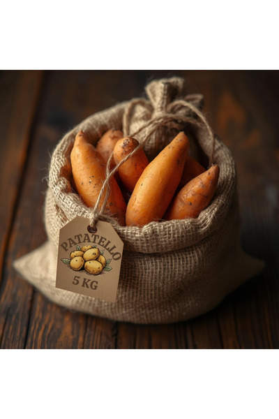 PATATELLO Aydın Tatlı Patates - Kızartmalık/ Yemeklik 5 kg