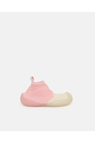 REDTAG Baby Pink Gum Outsole Sock Shoe