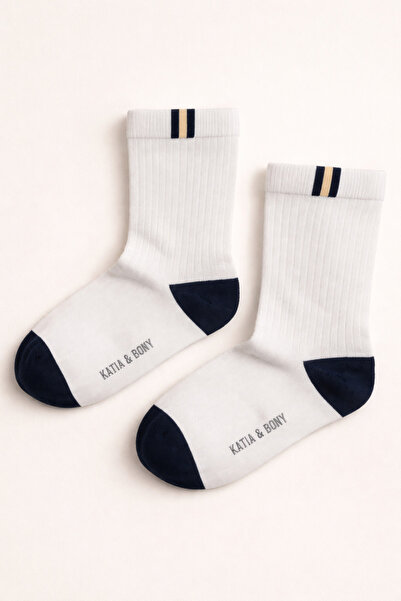 BONY SOCKS Children's Basic Socks White