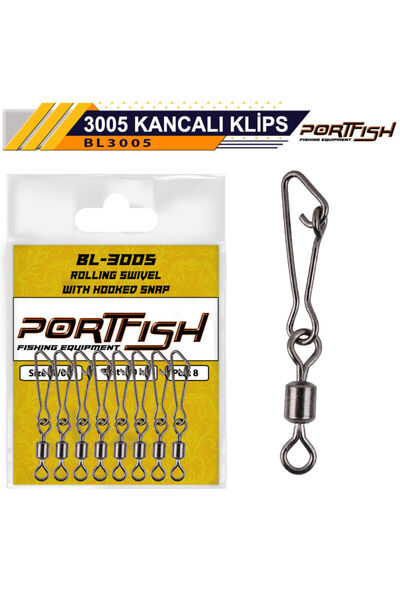 JDM Portfish BL-3005 Kancalı Klips