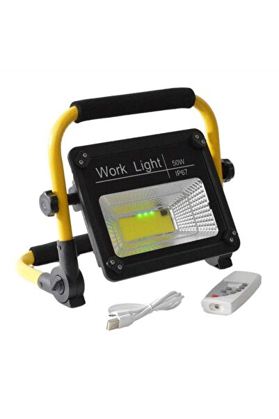 TrendyLux Proiector cu Incarcare Solara W743 de 50W cu Suport