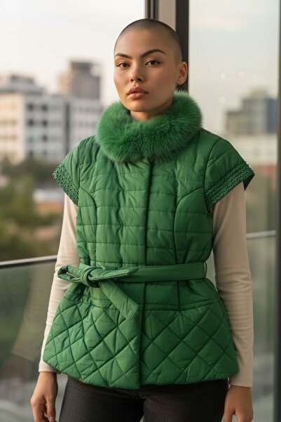 Cristina kapıtone kısa yelek