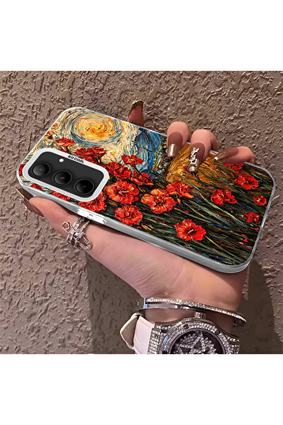 Hontinga حافظة هاتف متوافقة مع سامسونج جالاكسي A35 مع حماية للكاميرا وظهر صلب...