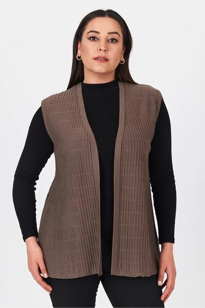 larocci Vestă de vară pentru mamă, material reiat brodate, cu decolteu în V, M de tranziție