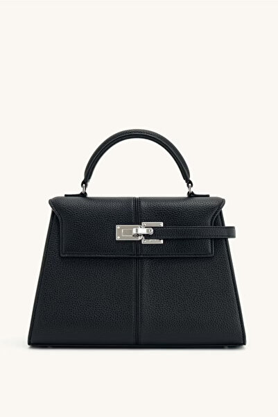 Noorksa حقيبة يد كبيرة بمقبض علوي وحقيبة كتف - أسود