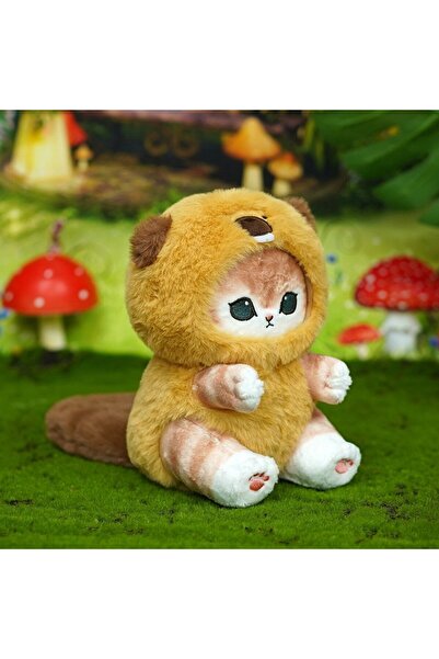 NB market Mofusand kunduz anahtarlık peluş oyuncak çanta süsü charm 12cm kedi peluş