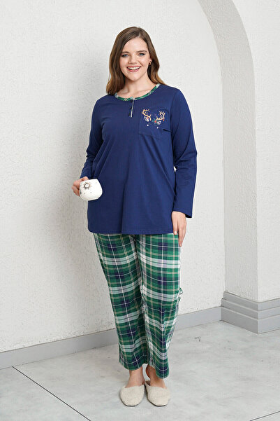 Büyük Moda ΣΕΤ ΠΙΤΖΑΜΕΣ ΜΕ ΚΑΡΟ ΣΧΕΔΙΟ