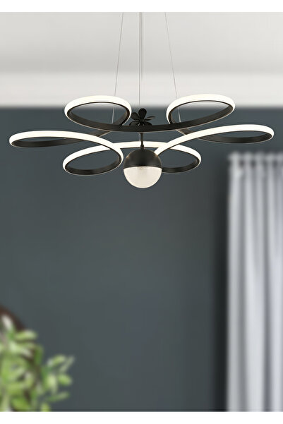 RONİSU AYDINLATMA Goldia Sarkıt Led Avize - 3 Farklı Renk Seçenekli Şık Sarkı...