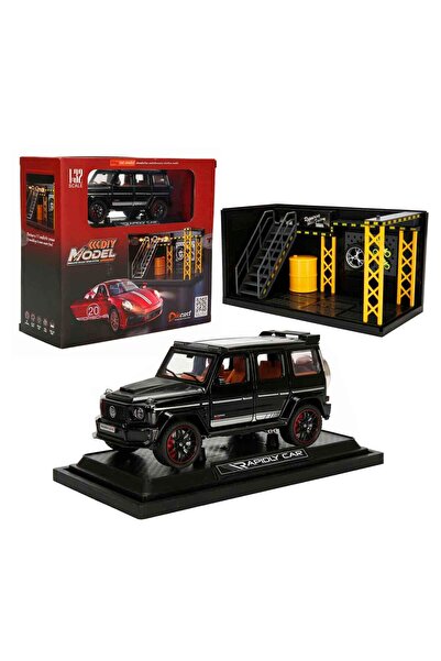 scntoys 1:32 Sesli ve Işıklı Mercedes G65 Brabus Die Cast Model Araba ve Tami...