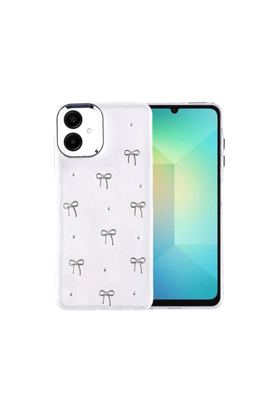 UnDePlus Samsung Galaxy A07 4g Case Transparent with Embossed Shiny Pattern B...