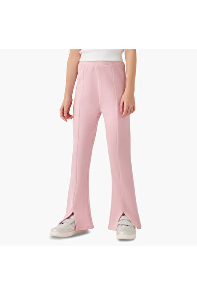 Juniors Ribbed Flared Leggings